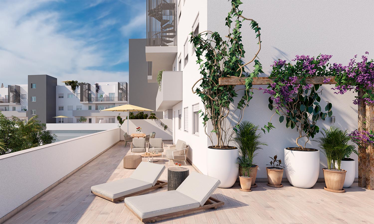 Terraza de Edificio Miraluz