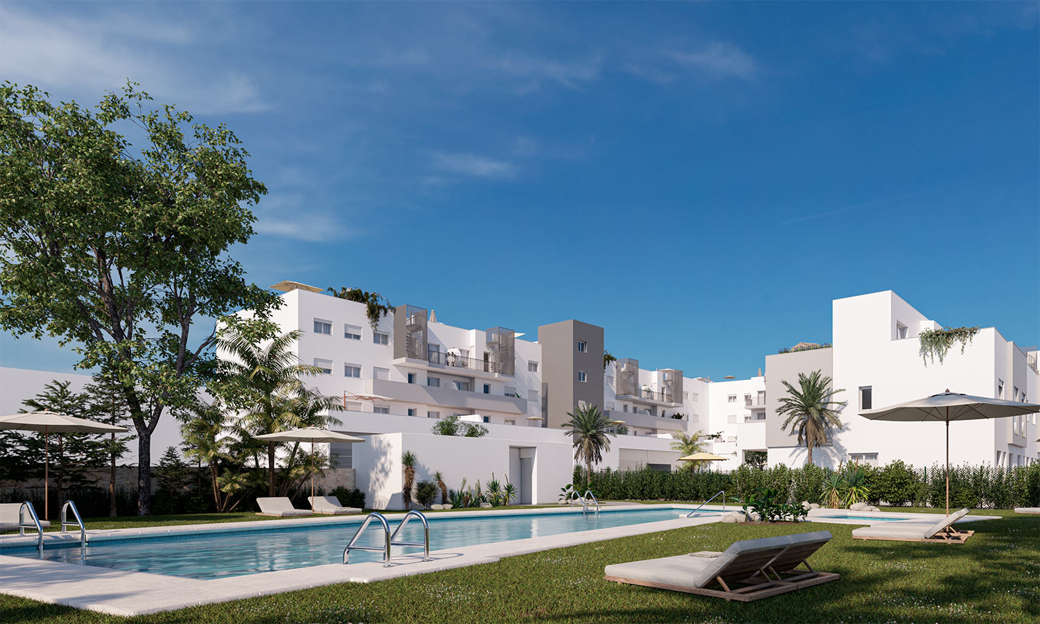 Piscina comunitaria de Edificio Miraluz